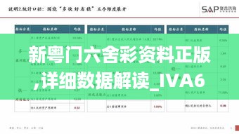 新粤门六舍彩资料正版,详细数据解读_IVA67.576精英版