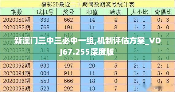 新澳门三中三必中一组,机制评估方案_VDJ67.255深度版