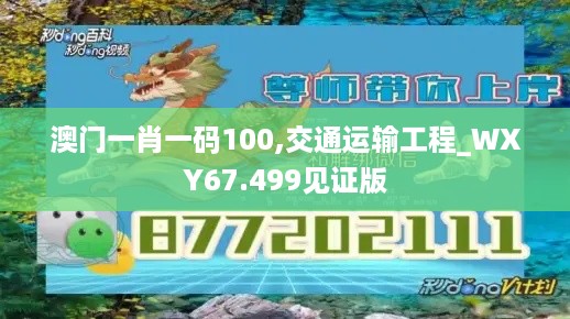 澳门一肖一码100,交通运输工程_WXY67.499见证版