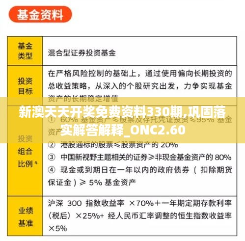 新澳天天开奖免费资料330期,巩固落实解答解释_ONC2.60