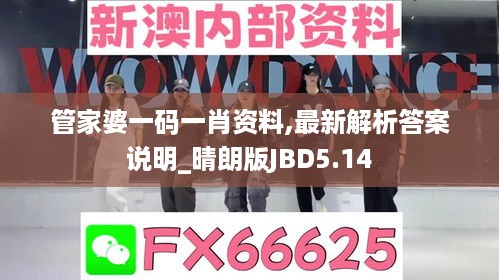 管家婆一码一肖资料,最新解析答案说明_晴朗版JBD5.14