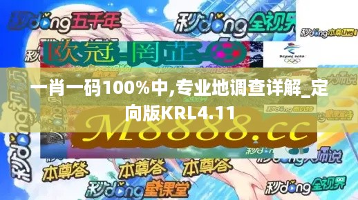 一肖一码100%中,专业地调查详解_定向版KRL4.11