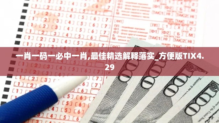 一肖一码一必中一肖,最佳精选解释落实_方便版TIX4.29