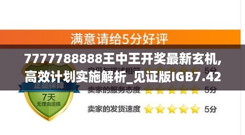 7777788888王中王开奖最新玄机,高效计划实施解析_见证版IGB7.42