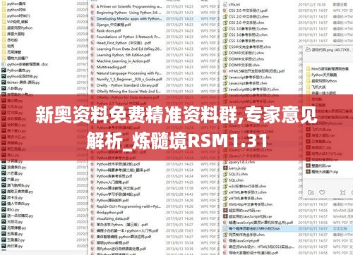 新奥资料免费精准资料群,专家意见解析_炼髓境RSM1.31