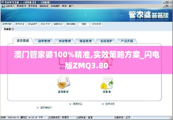 澳门管家婆100%精准,实效策略方案_闪电版ZMQ3.80