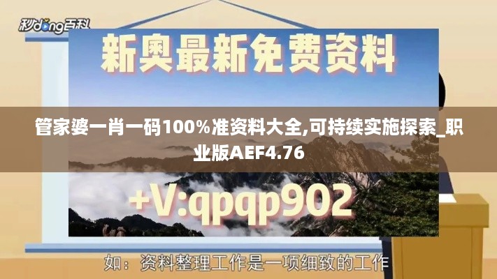 管家婆一肖一码100%准资料大全,可持续实施探索_职业版AEF4.76