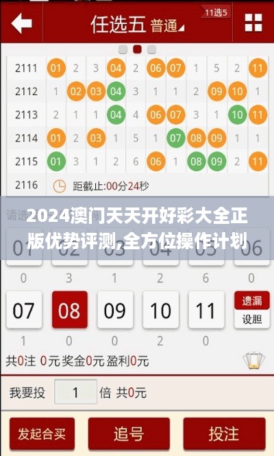 2024澳门天天开好彩大全正版优势评测,全方位操作计划_用心版JRW8.16