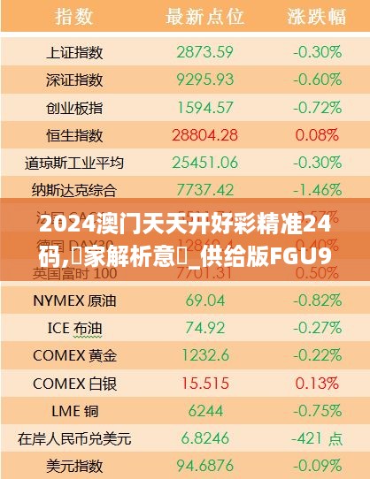 2024澳门天天开好彩精准24码,專家解析意見_供给版FGU9.71