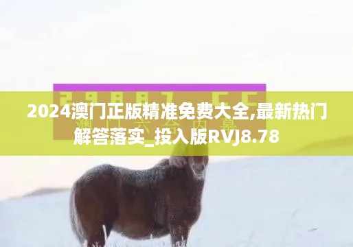 2024澳门正版精准免费大全,最新热门解答落实_投入版RVJ8.78