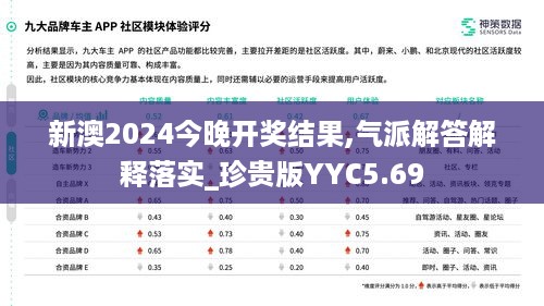 新澳2024今晚开奖结果,气派解答解释落实_珍贵版YYC5.69