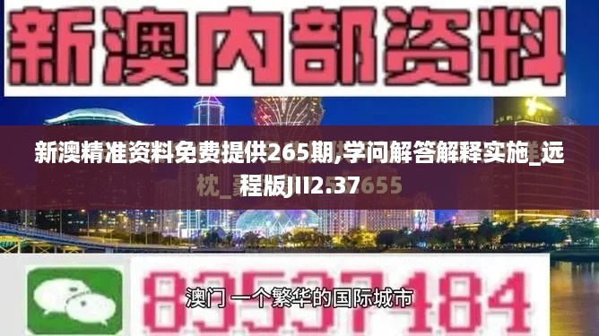 新澳精准资料免费提供265期,学问解答解释实施_远程版JII2.37