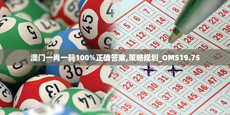 澳门一肖一码100%正确答案,策略规划_OMS19.75