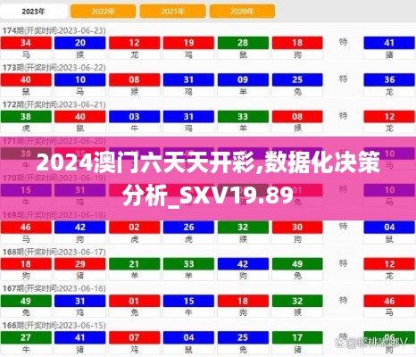 2024澳门六天天开彩,数据化决策分析_SXV19.89