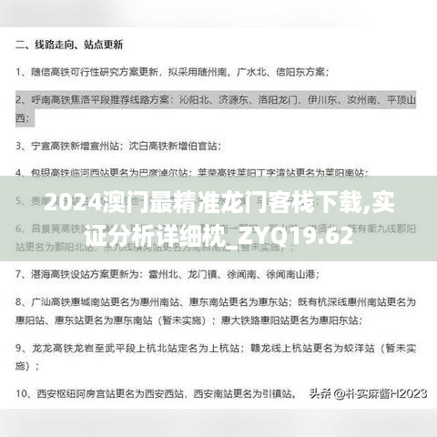 2024澳门最精准龙门客栈下载,实证分析详细枕_ZYQ19.62