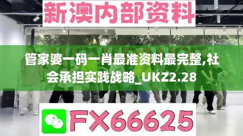 管家婆一码一肖最准资料最完整,社会承担实践战略_UKZ2.28