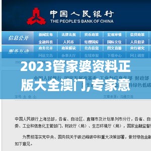 2023管家婆资料正版大全澳门,专家意见法案_KCA2.15