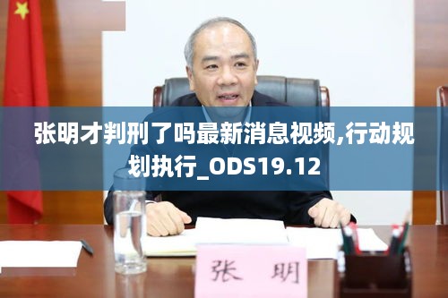 张明才判刑了吗最新消息视频,行动规划执行_ODS19.12