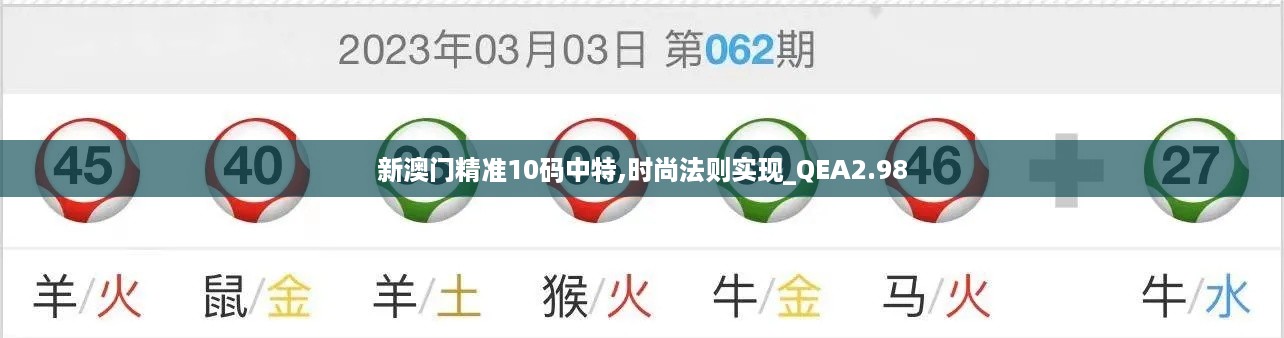 新澳门精准10码中特,时尚法则实现_QEA2.98