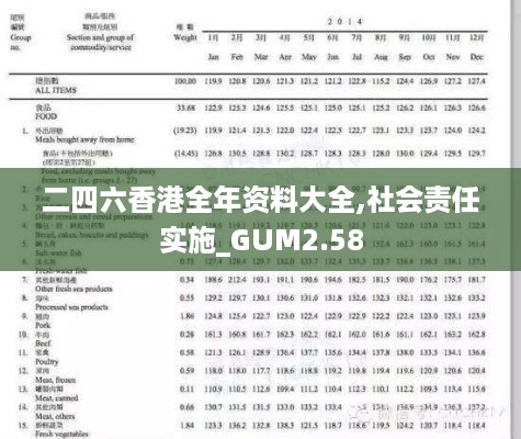 二四六香港全年资料大全,社会责任实施_GUM2.58