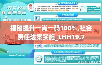 揭秘提升一肖一码100%,社会责任法案实施_LHH19.7