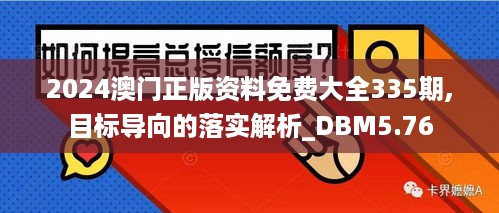 2024澳门正版资料免费大全335期,目标导向的落实解析_DBM5.76