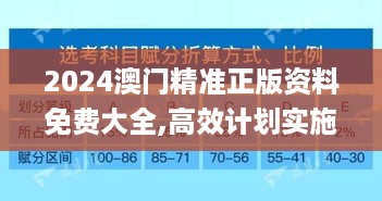 2024澳门精准正版资料免费大全,高效计划实施_LZT2.30