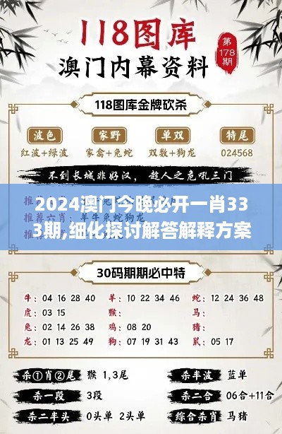 2024澳门今晚必开一肖333期,细化探讨解答解释方案_PMJ5.56