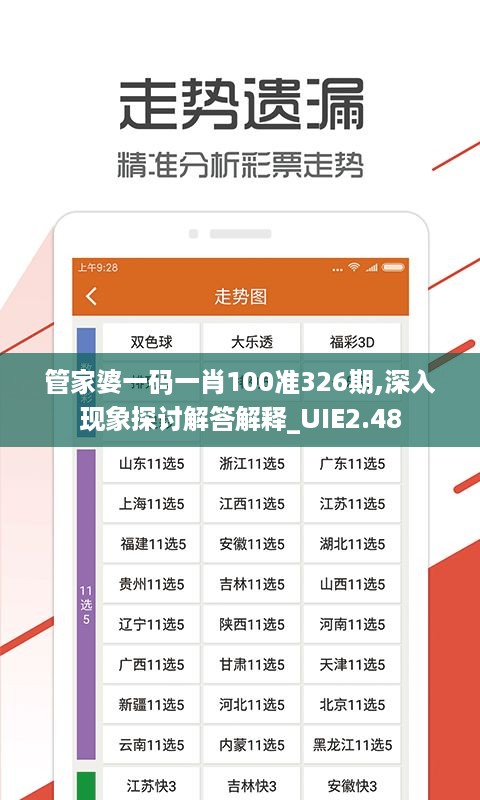 管家婆一码一肖100准326期,深入现象探讨解答解释_UIE2.48