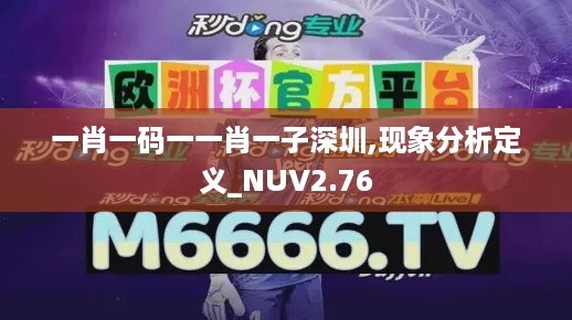 一肖一码一一肖一子深圳,现象分析定义_NUV2.76