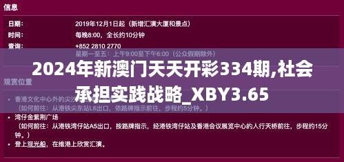 2024年新澳门天天开彩334期,社会承担实践战略_XBY3.65