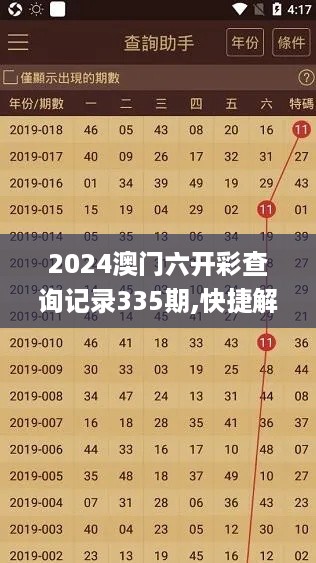 2024澳门六开彩查询记录335期,快捷解决方案分析_FHH3.15