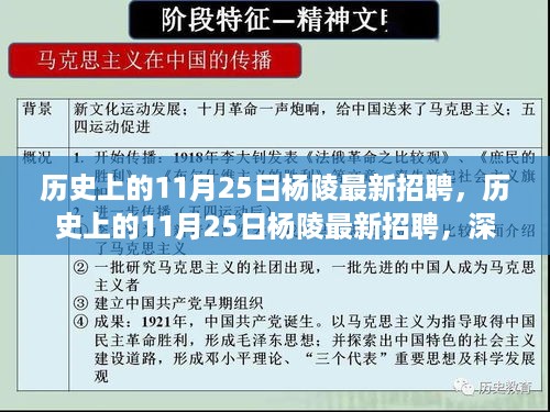 历史上的11月25日杨陵最新招聘，历史上的11月25日杨陵最新招聘，深度探讨招聘趋势与个人立场