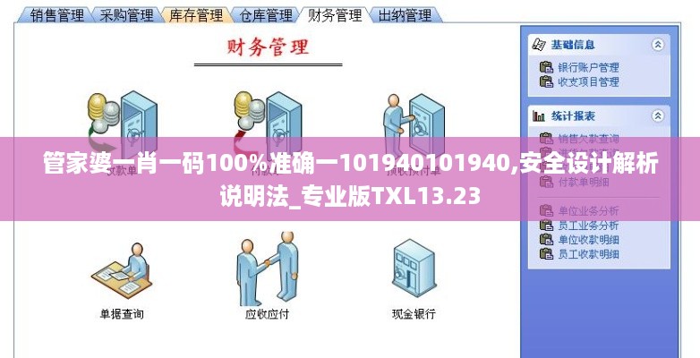 管家婆一肖一码100%准确一101940101940,安全设计解析说明法_专业版TXL13.23