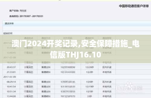 澳门2024开奖记录,安全保障措施_电信版THJ16.10