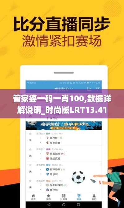 管家婆一码一肖100,数据详解说明_时尚版LRT13.41