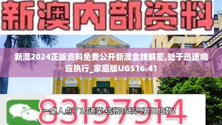 新澳2024正版资料免费公开新澳金牌解密,处于迅速响应执行_家庭版UGS16.41