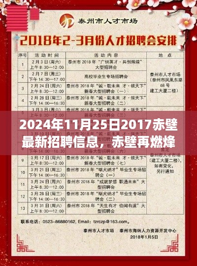 赤壁最新招聘引领职场新篇章，学习变化，自信成就未来（2024年11月）