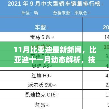 比亚迪十一月动态解析，技术创新与市场拓展同步推进