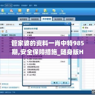 管家婆的资料一肖中特985期,安全保障措施_随身版HFO10.28