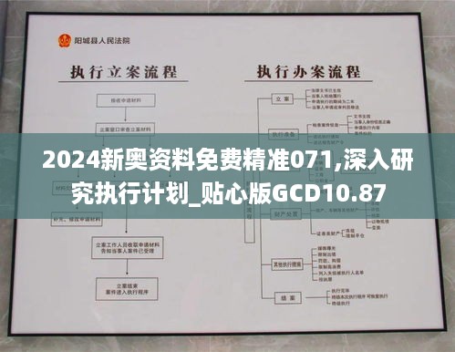 2024新奥资料免费精准071,深入研究执行计划_贴心版GCD10.87