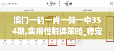 澳门一码一肖一恃一中354期,实用性解读策略_稳定版SGS10.52