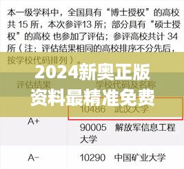 2024新奥正版资料最精准免费大全,定性解析明确评估_时尚版DMG19.53