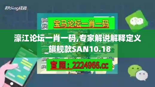 濠江论坛一肖一码,专家解说解释定义_旗舰款SAN10.18