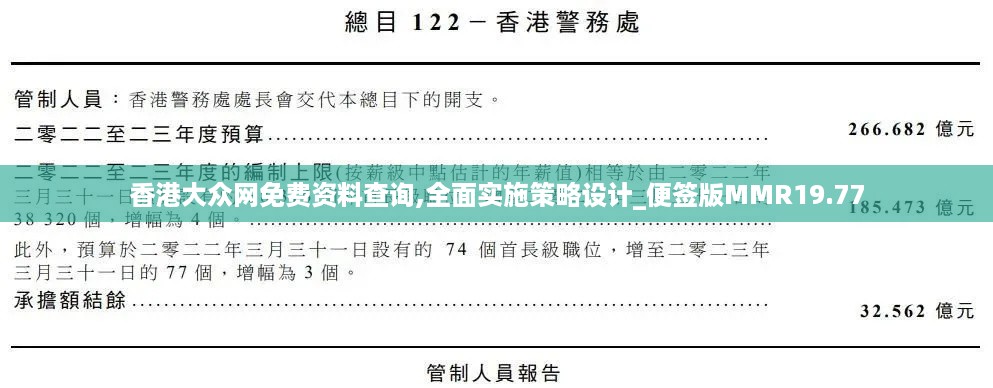 香港大众网免费资料查询,全面实施策略设计_便签版MMR19.77