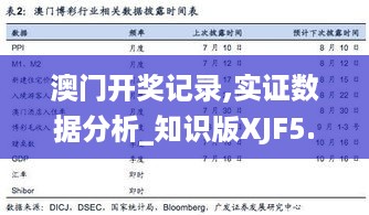 澳门开奖记录,实证数据分析_知识版XJF5.99