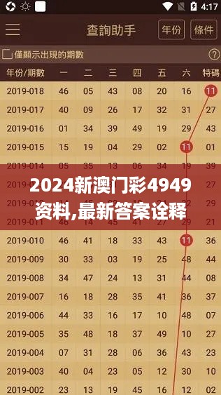 2024新澳门彩4949资料,最新答案诠释说明_触感版OVI14.40