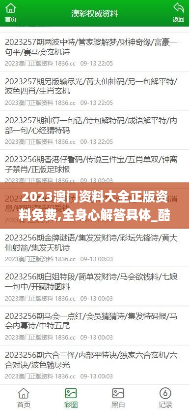 2023澳门资料大全正版资料免费,全身心解答具体_酷炫版QCE14.9