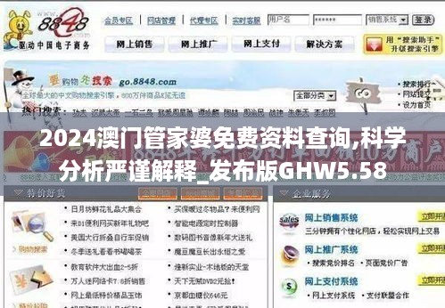 2024澳门管家婆免费资料查询,科学分析严谨解释_发布版GHW5.58