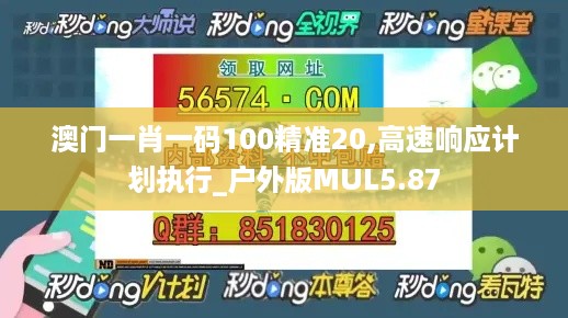 澳门一肖一码100精准20,高速响应计划执行_户外版MUL5.87